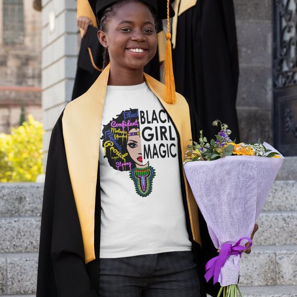 T-Shirt Addicts Tops - Black Girl Magic T-Shirt